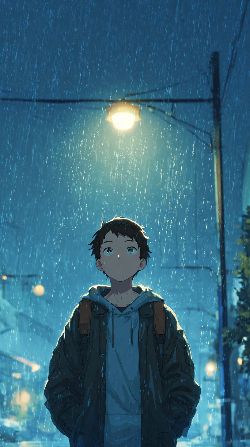 fond d'écran Garçon Anime iphone 11 gratuit