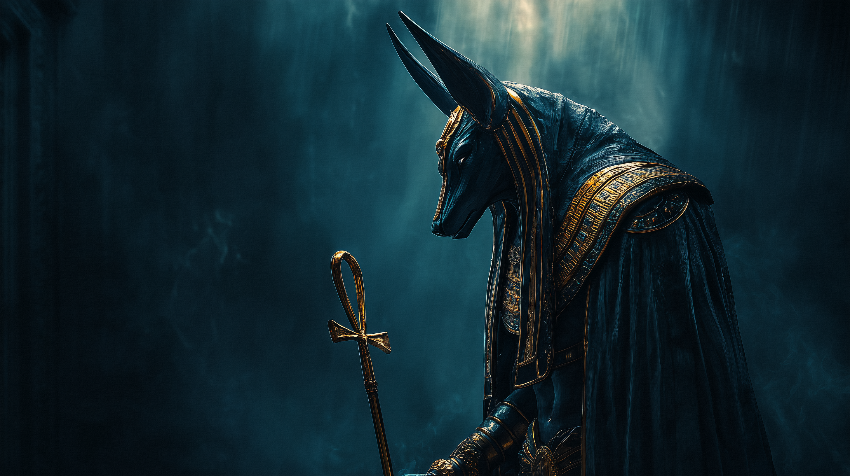 fond d'écran Anubis 8k téléchargement gratuit