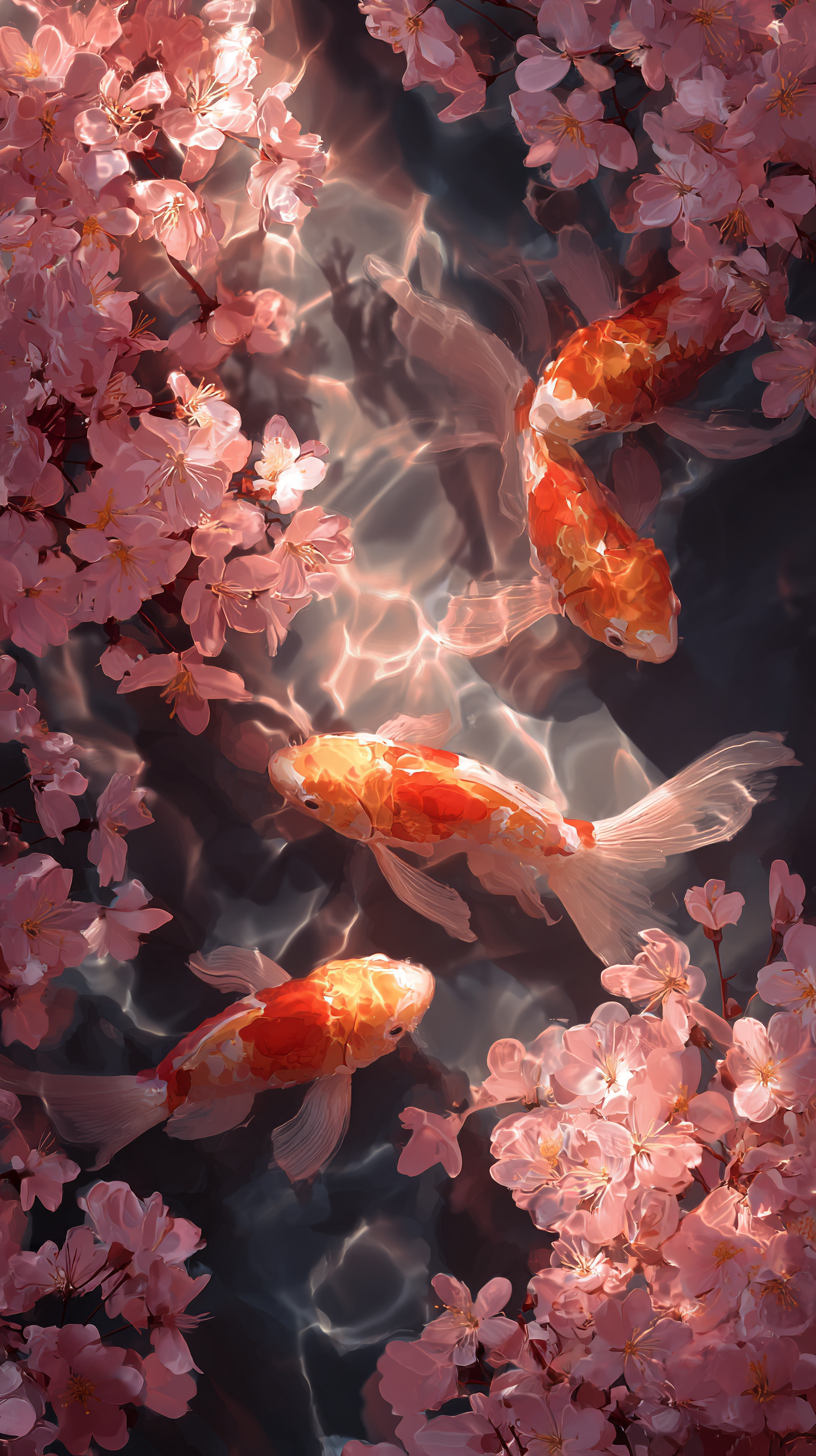 fond d'écran Poisson rouge iphone 11 télécharger gratuit