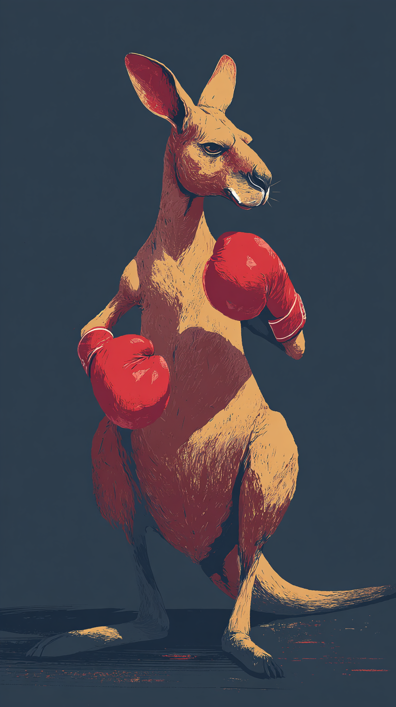 fond d'écran Kangourou iphone 14 pro max gratuit