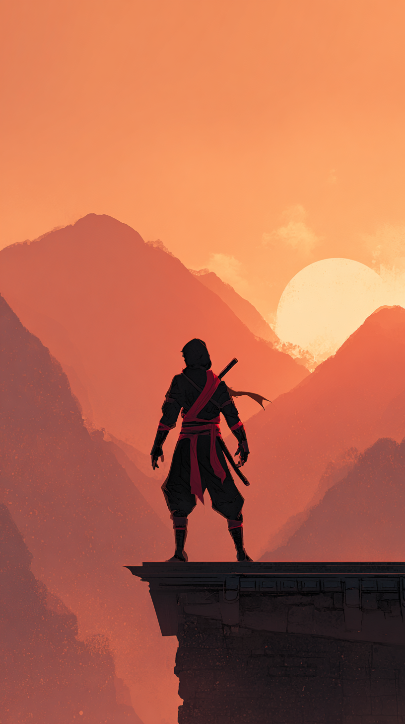 fond d'écran Ninja téléphone Huawei télécharger gratuit