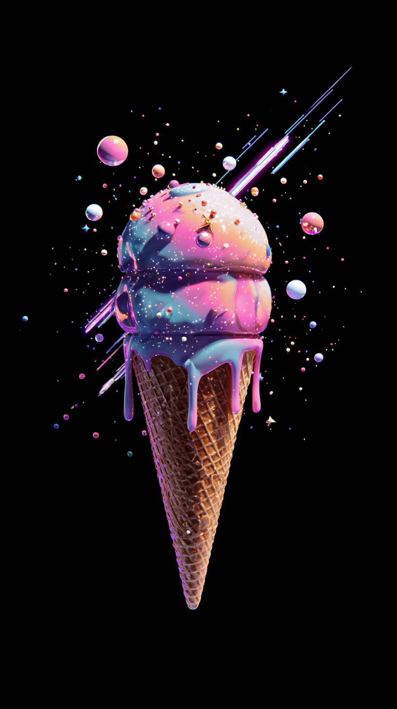 photo fond d'écran Crème glacée iphone gratuit