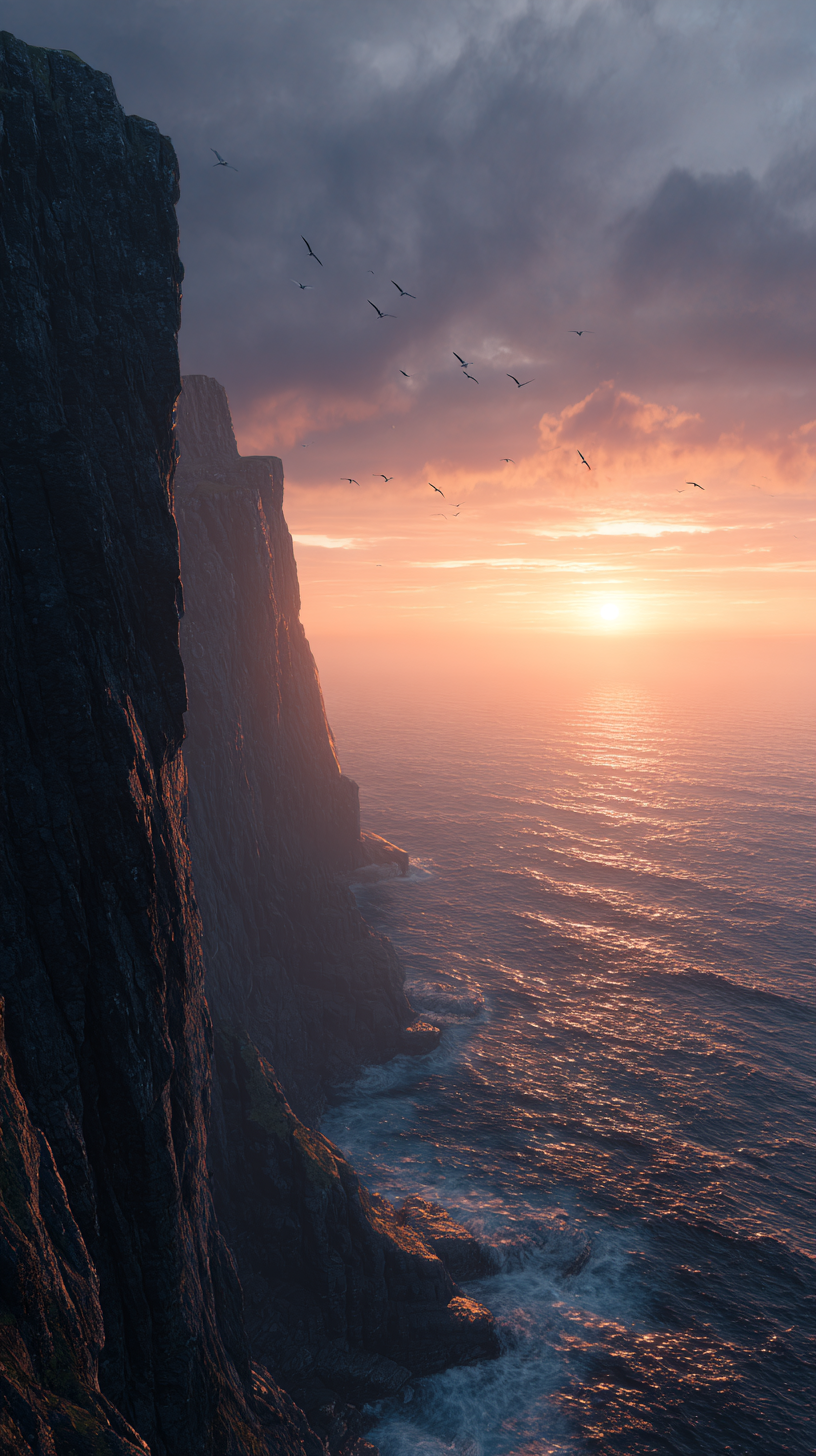 fond d'écran Rempart montagneux iphone 16 pro gratuit