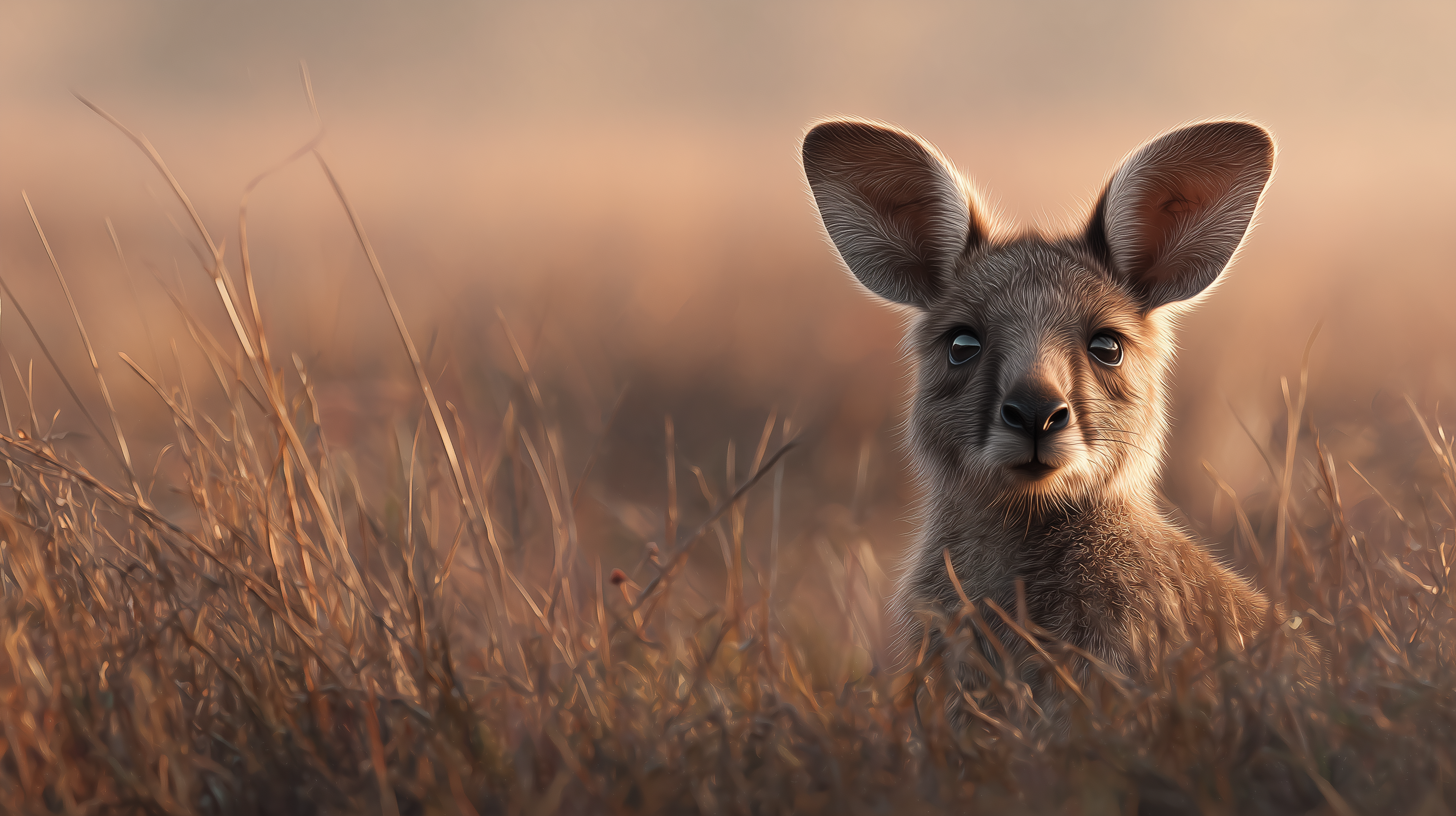 fond d'écran Kangourou 16:9 hd téléchargement gratuit
