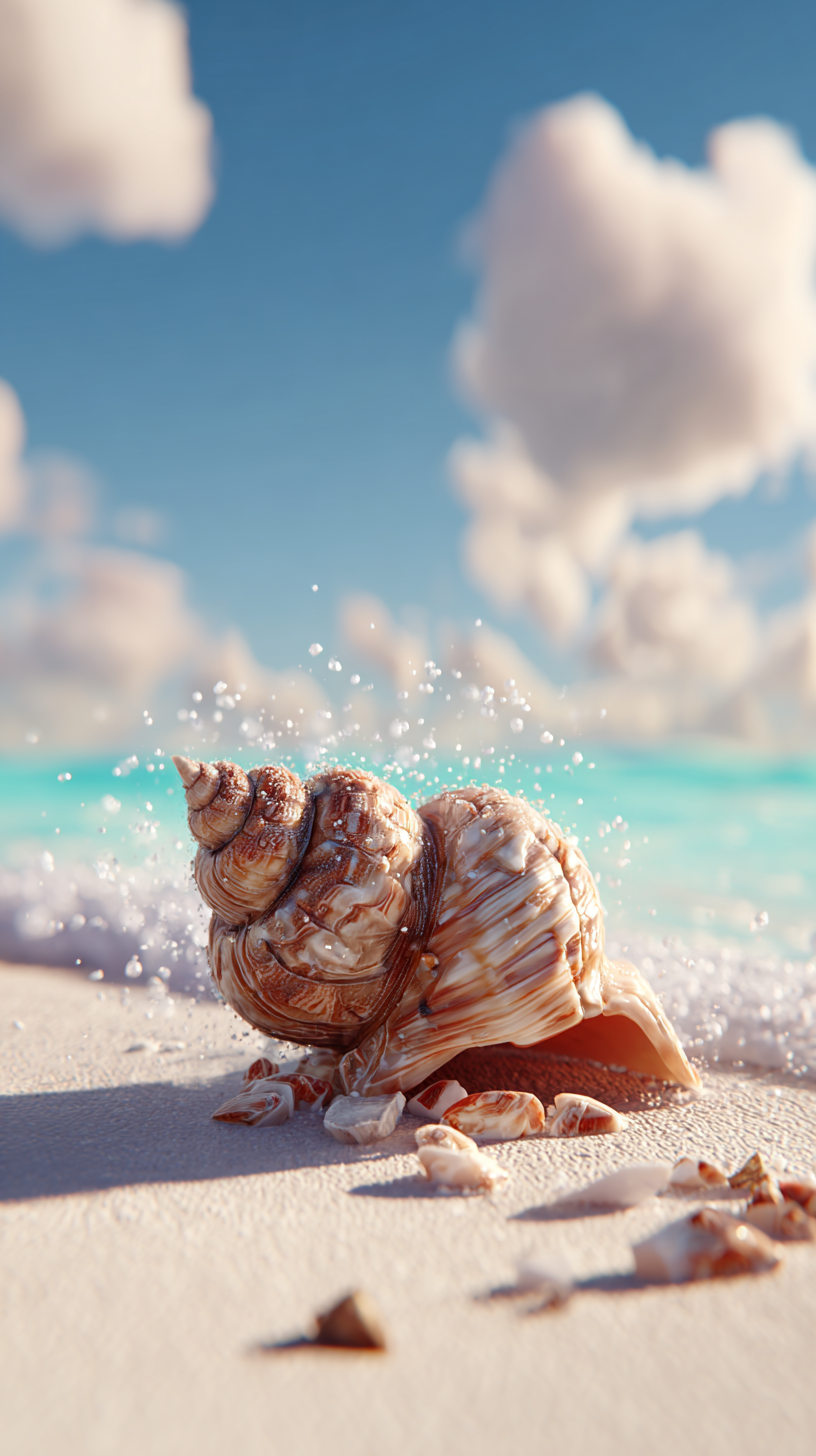 fond d'écran Coquille iphone 7 télécharger gratuit