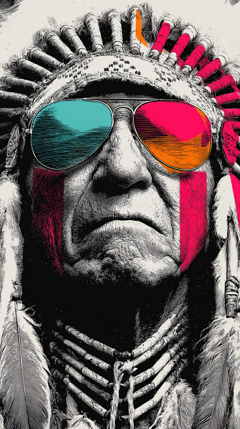 fond d'écran Amérindiens iphone 17