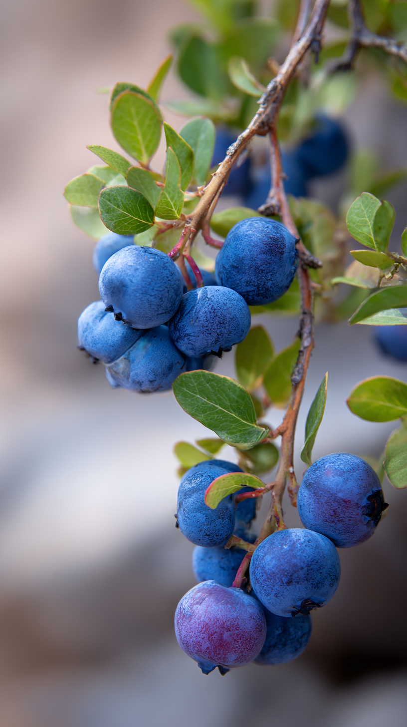 fond d'écran myrtille iphone 16 pro gratuit