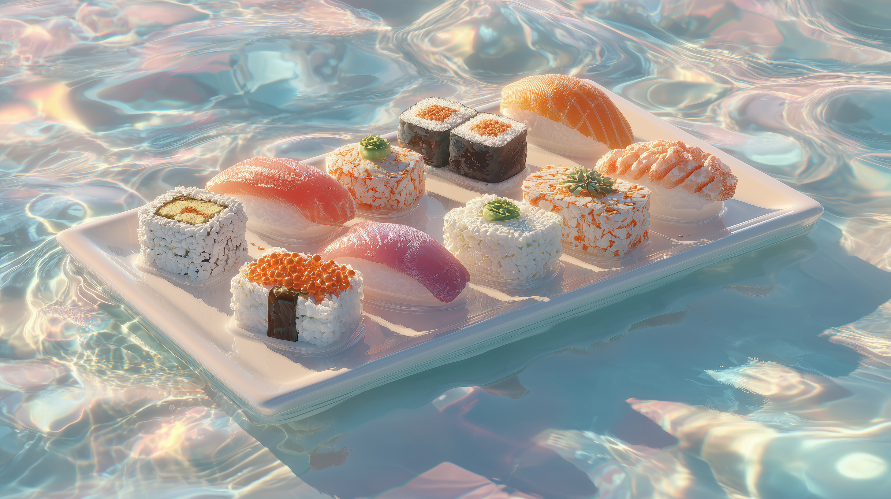 fond d'écran sushi 4k 2560x1440 téléchargement gratuit