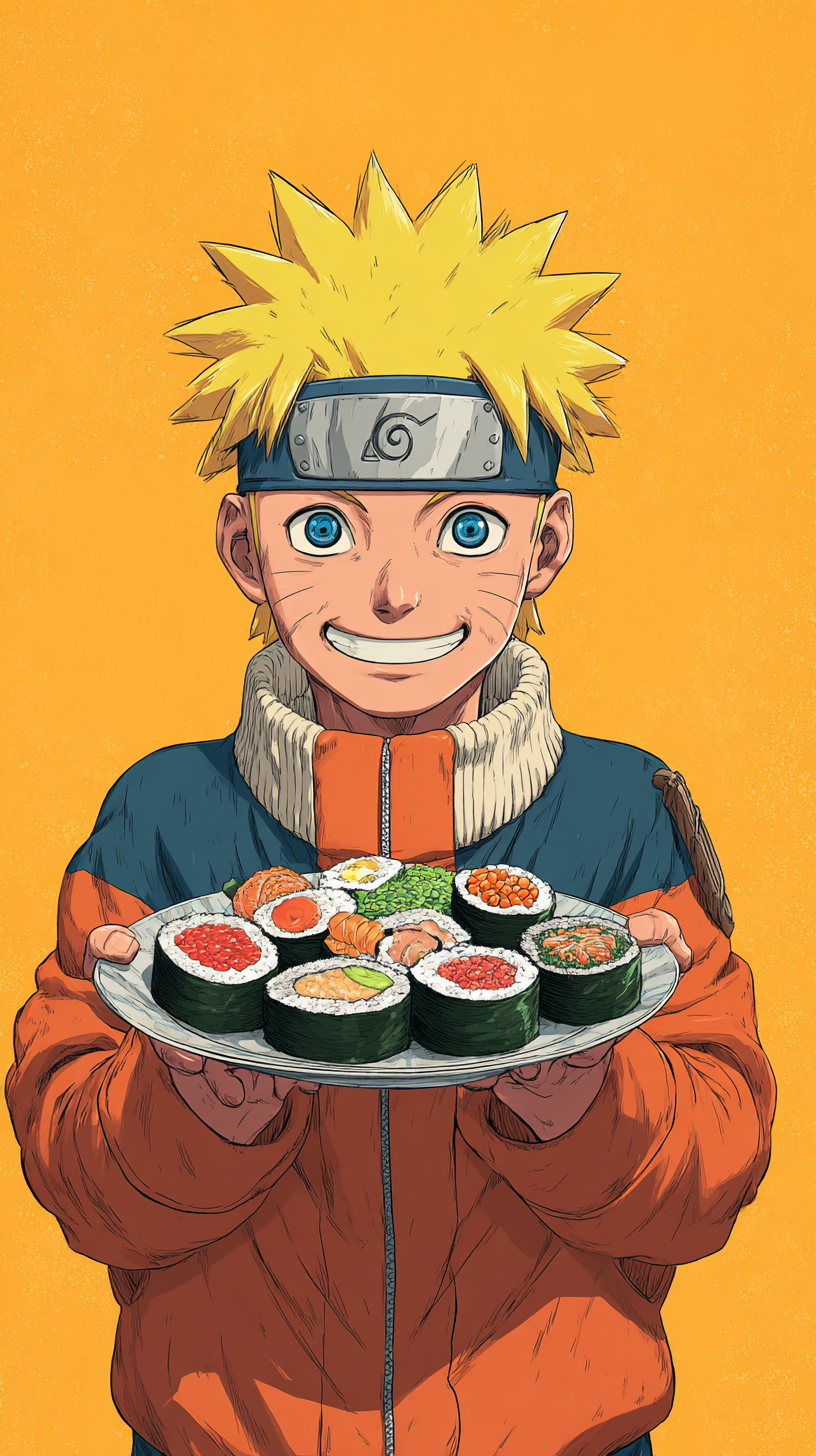 iphone fond d'écran sushi kawaii gratuit