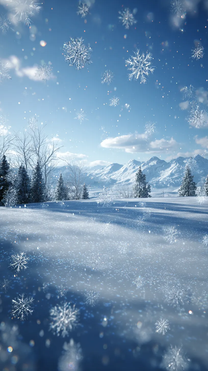 fond d'écran Neige updated iphone 7 gratuit