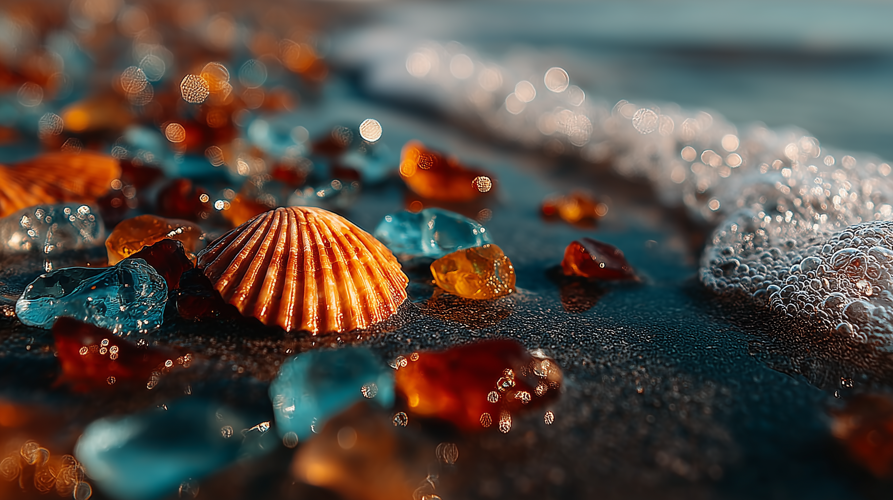 fond d'écran Coquille 4k windows téléchargement gratuit