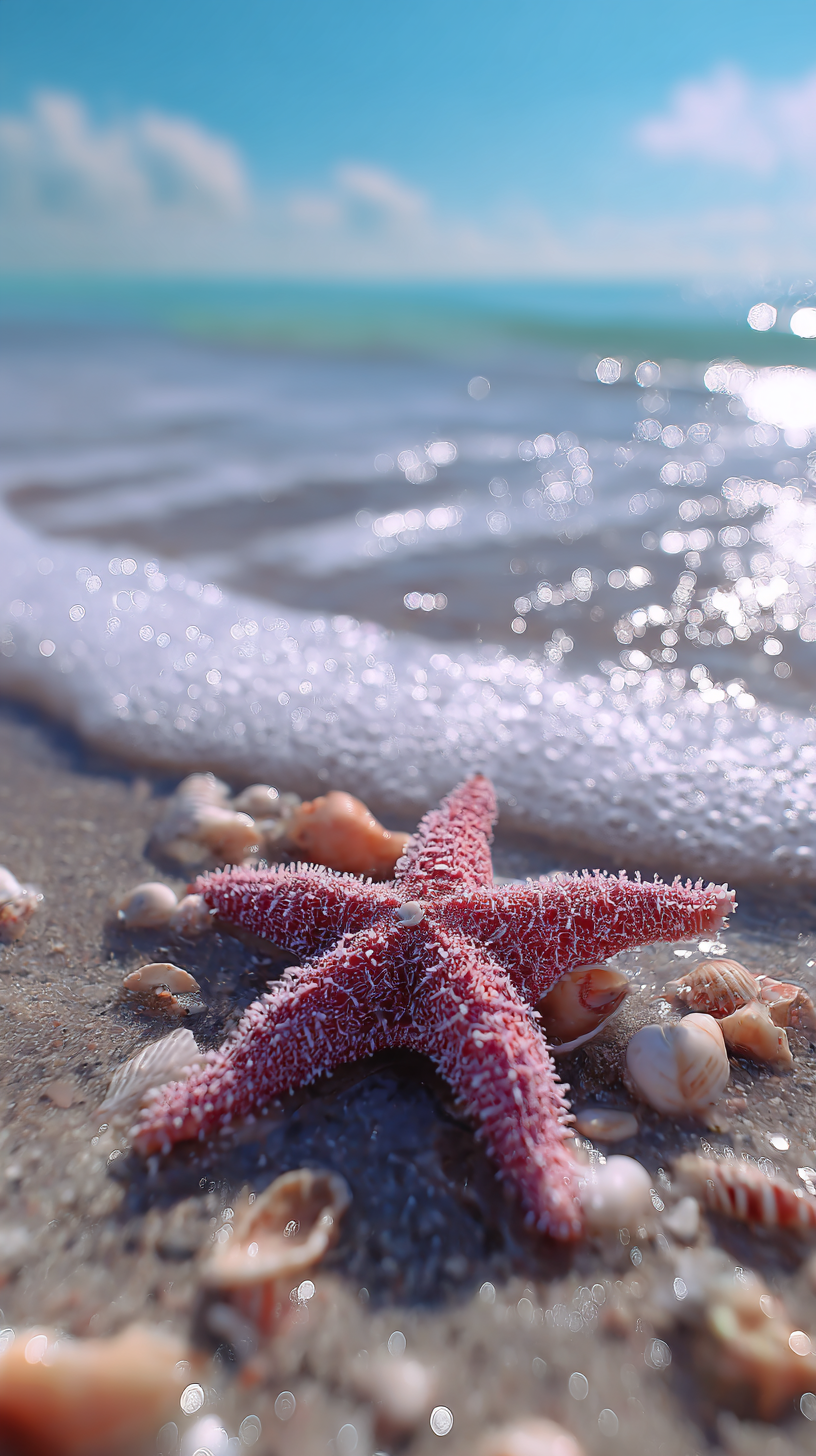 fond d'écran Coquille iphone 15 4k télécharger gratuit