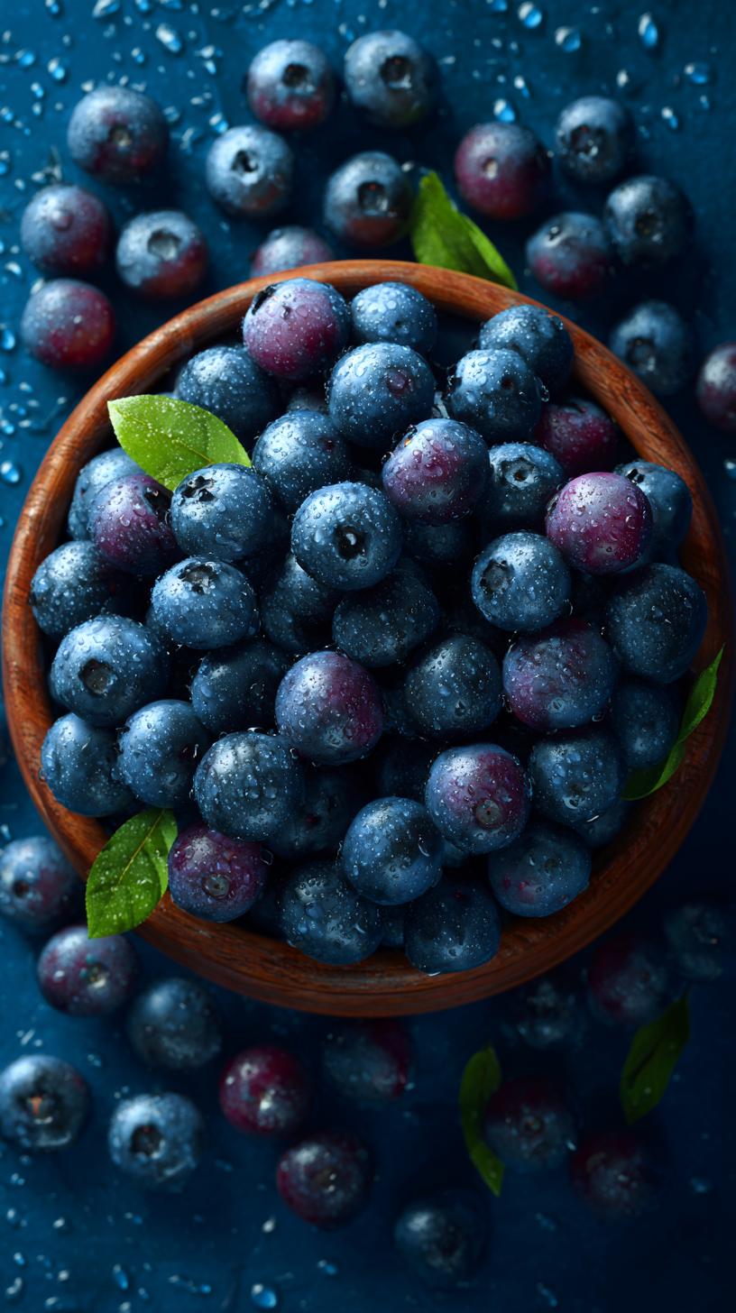 fond d'écran myrtille téléphone Huawei gratuit