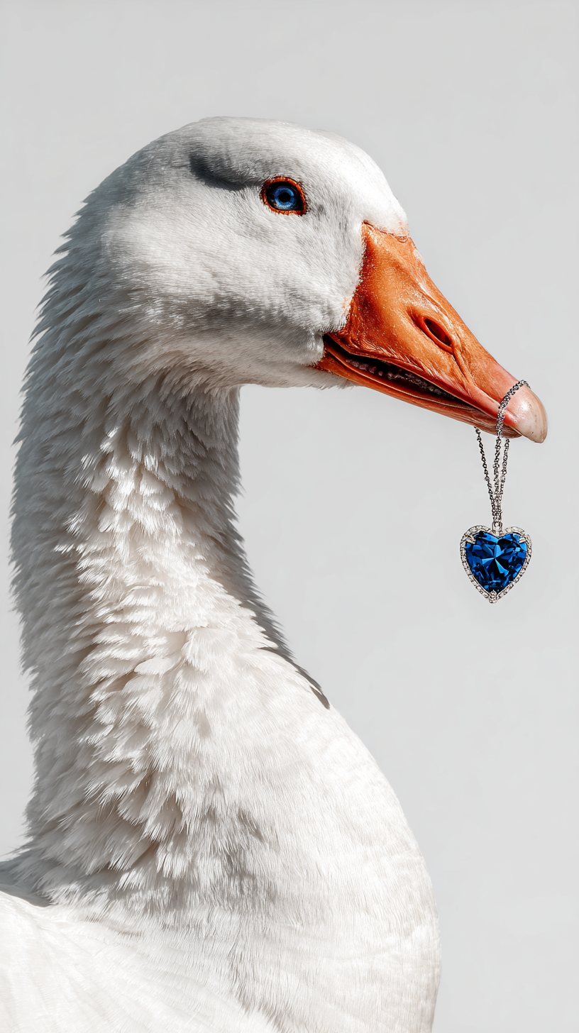 iphone fond d'écran Oie kawaii gratuit