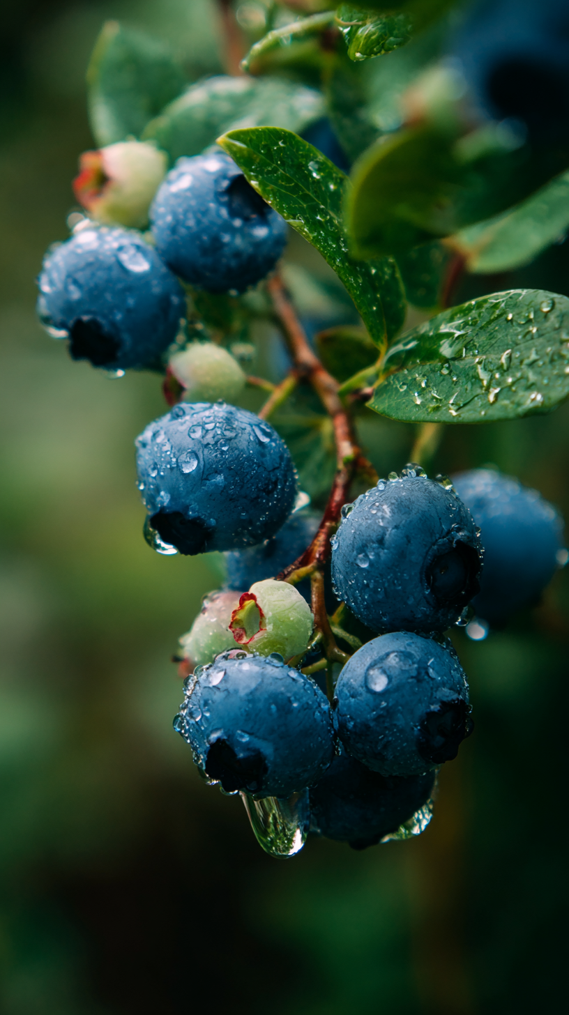 photo fond d'écran myrtille iphone gratuit