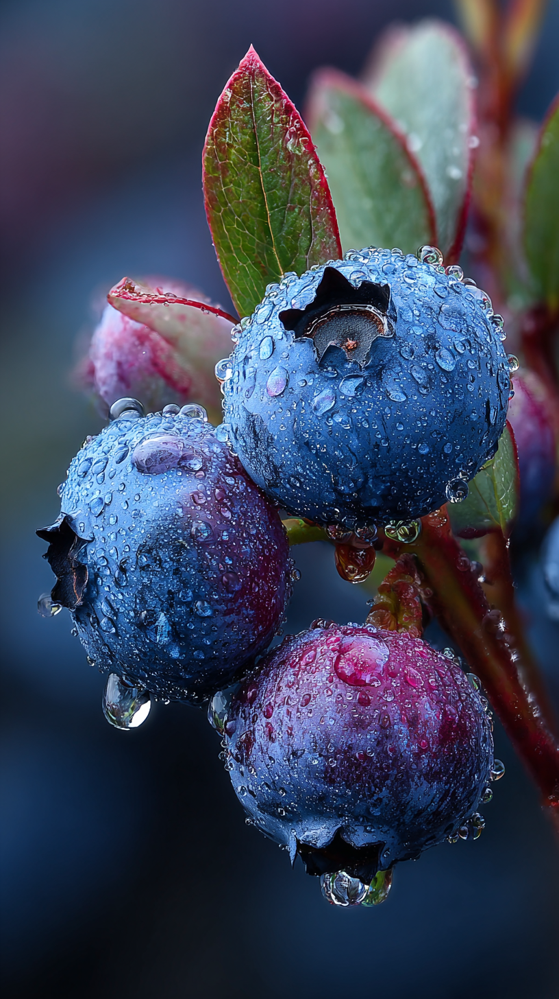 fond d'écran myrtille iphone 17