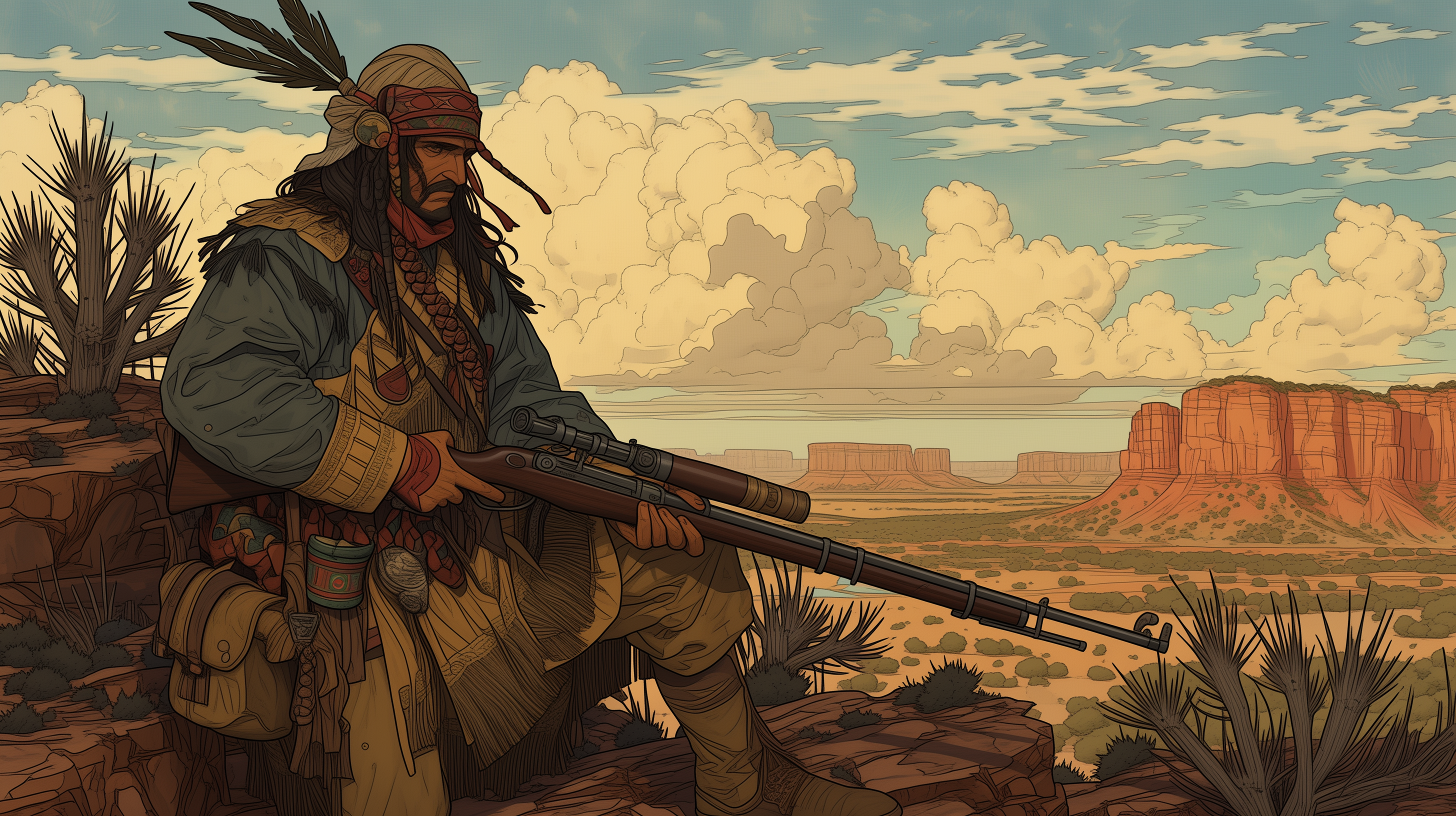 fond d'écran Amérindiens MSI téléchargement gratuit