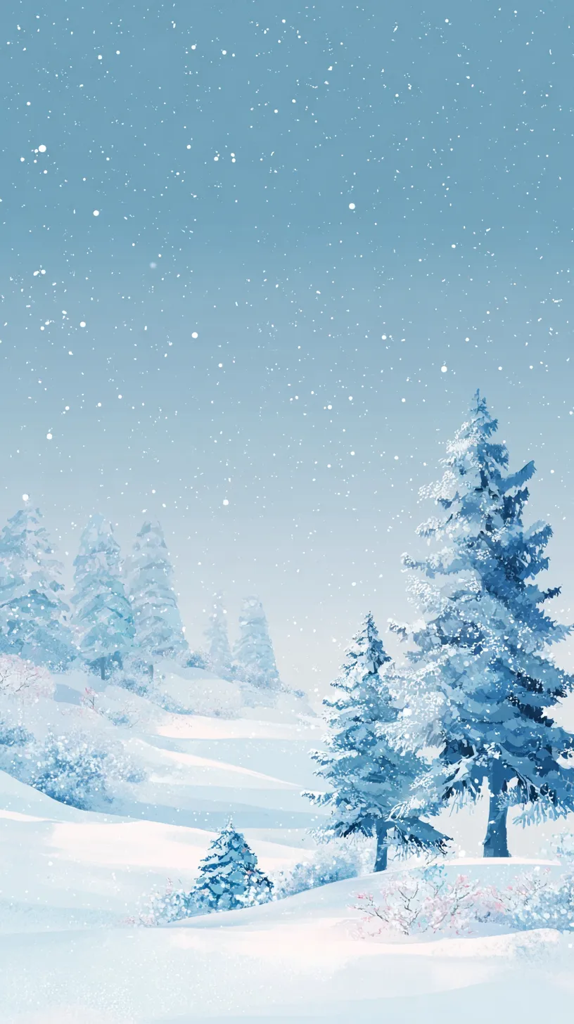 fond d'écran Neige updated iphone ios gratuit