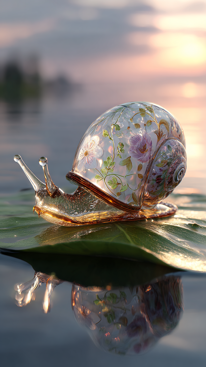 fond d'écran Escargot téléphone Xiaomi télécharger gratuit