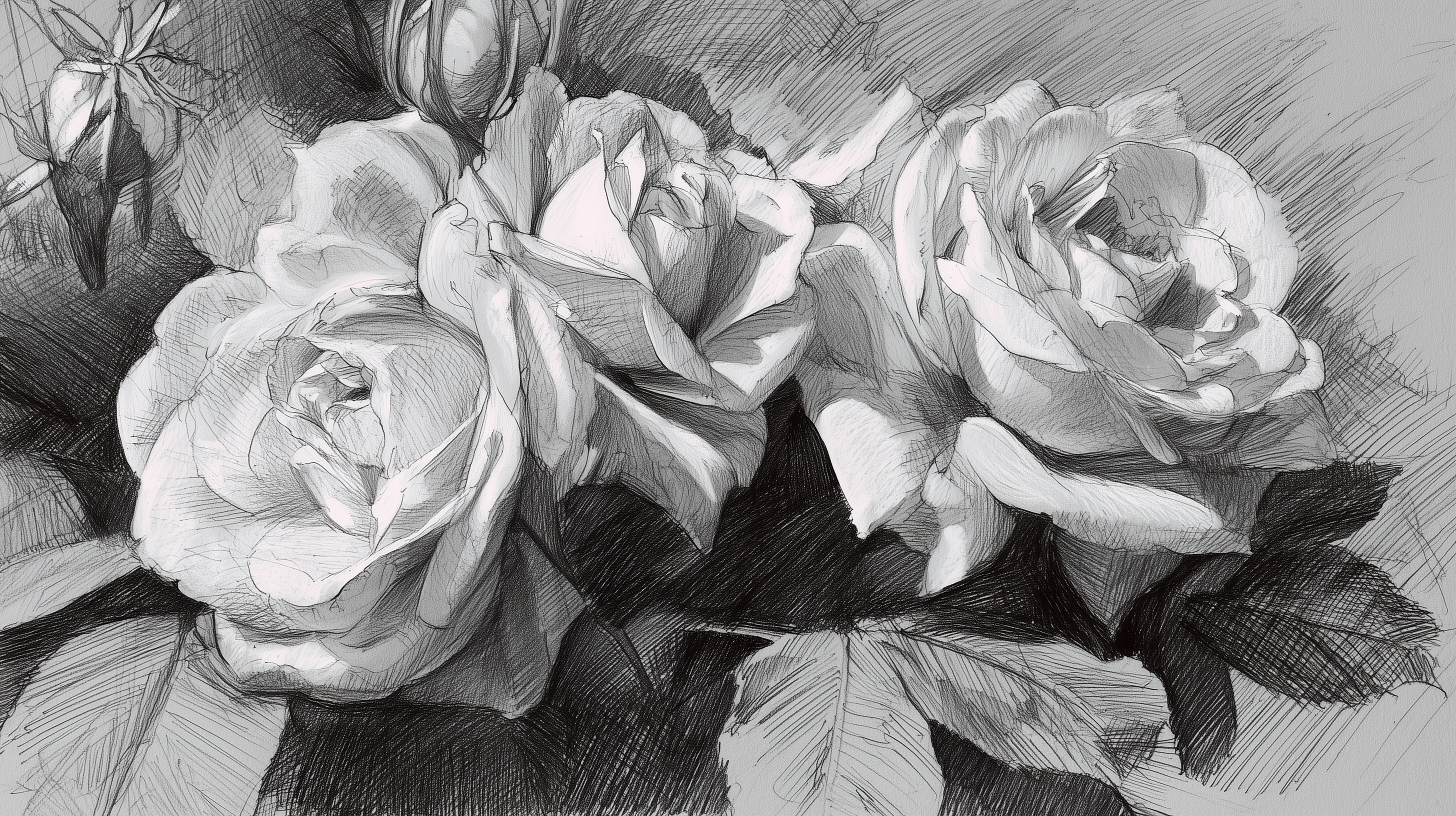 fond d'écran Esquisse dell 4k téléchargement gratuit