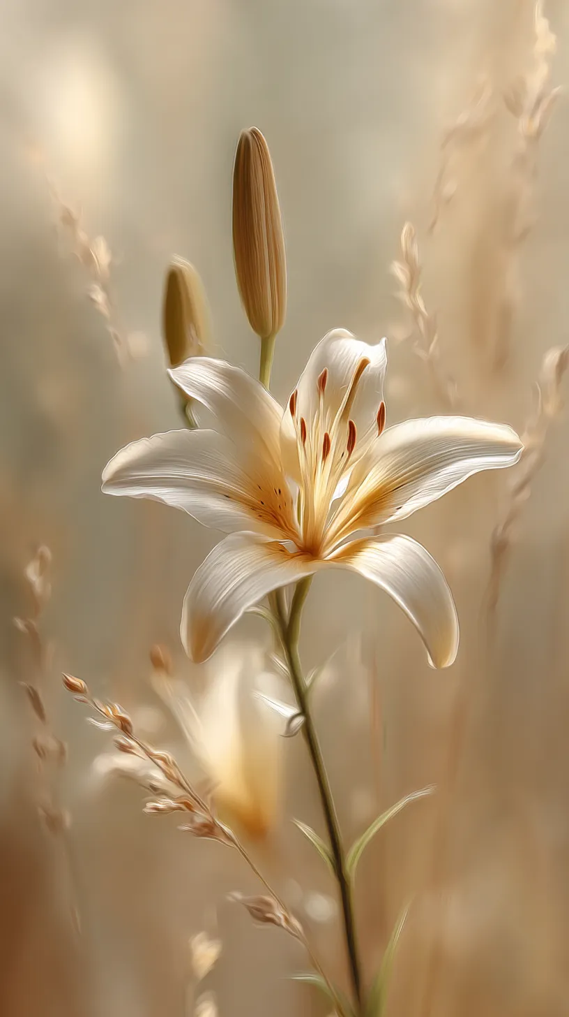 fond d'écran Lys updated téléphone Realme gratuit