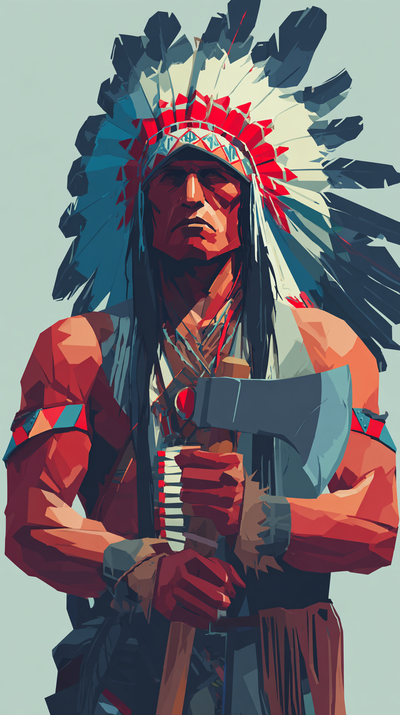 fond d'écran Amérindiens iphone 8 gratuit