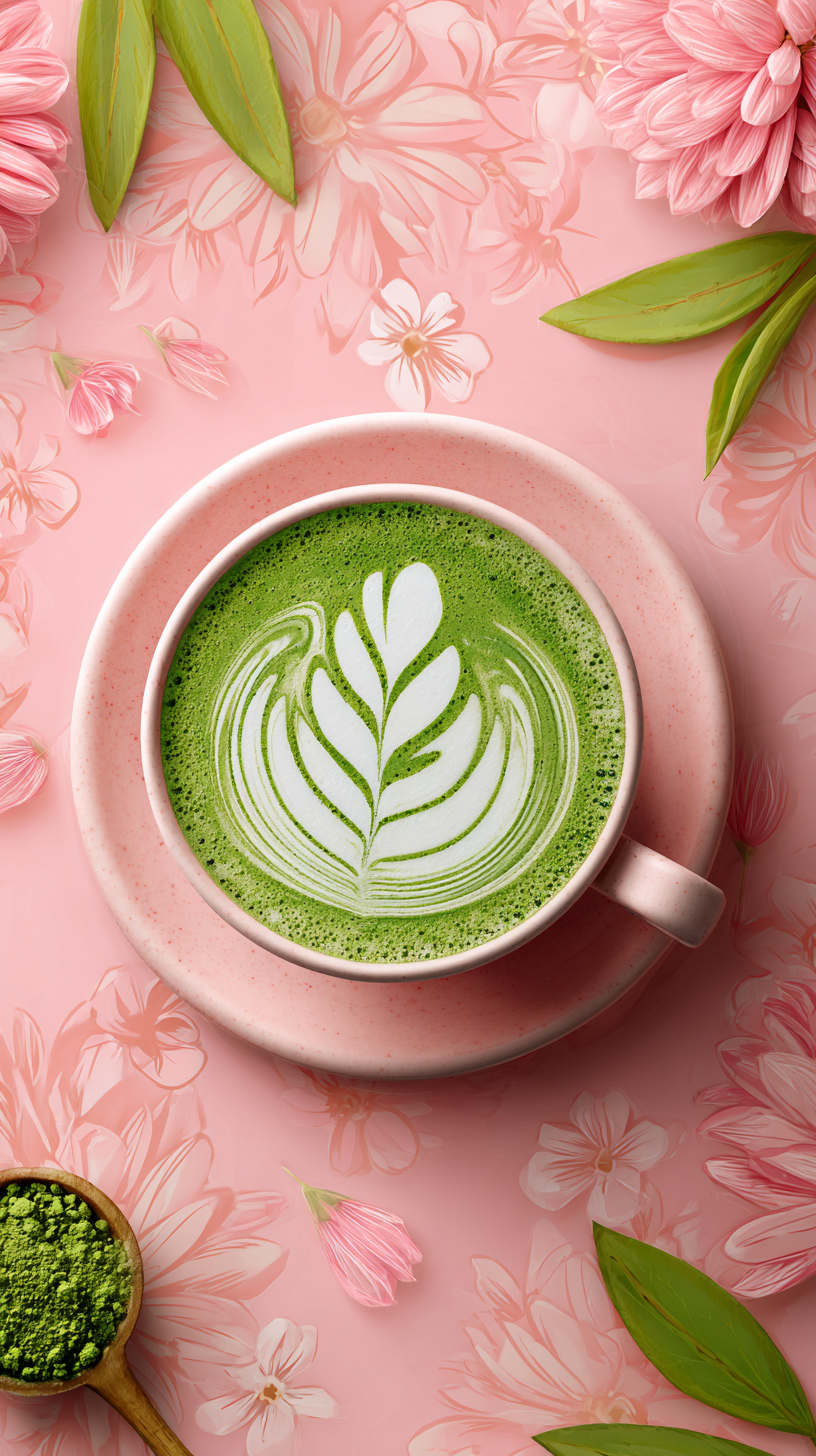 fond d'écran Matcha iphone 16 gratuit