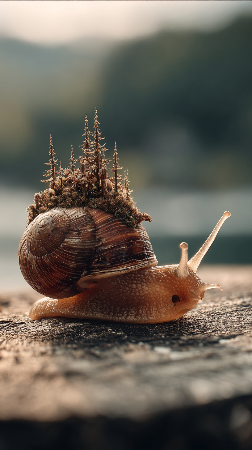 fond d'écran Escargot iphone télécharger gratuit