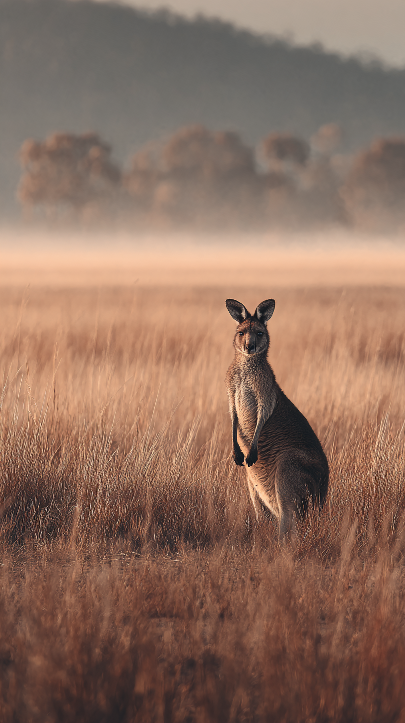 fond d'écran Kangourou iphone original télécharger gratuit