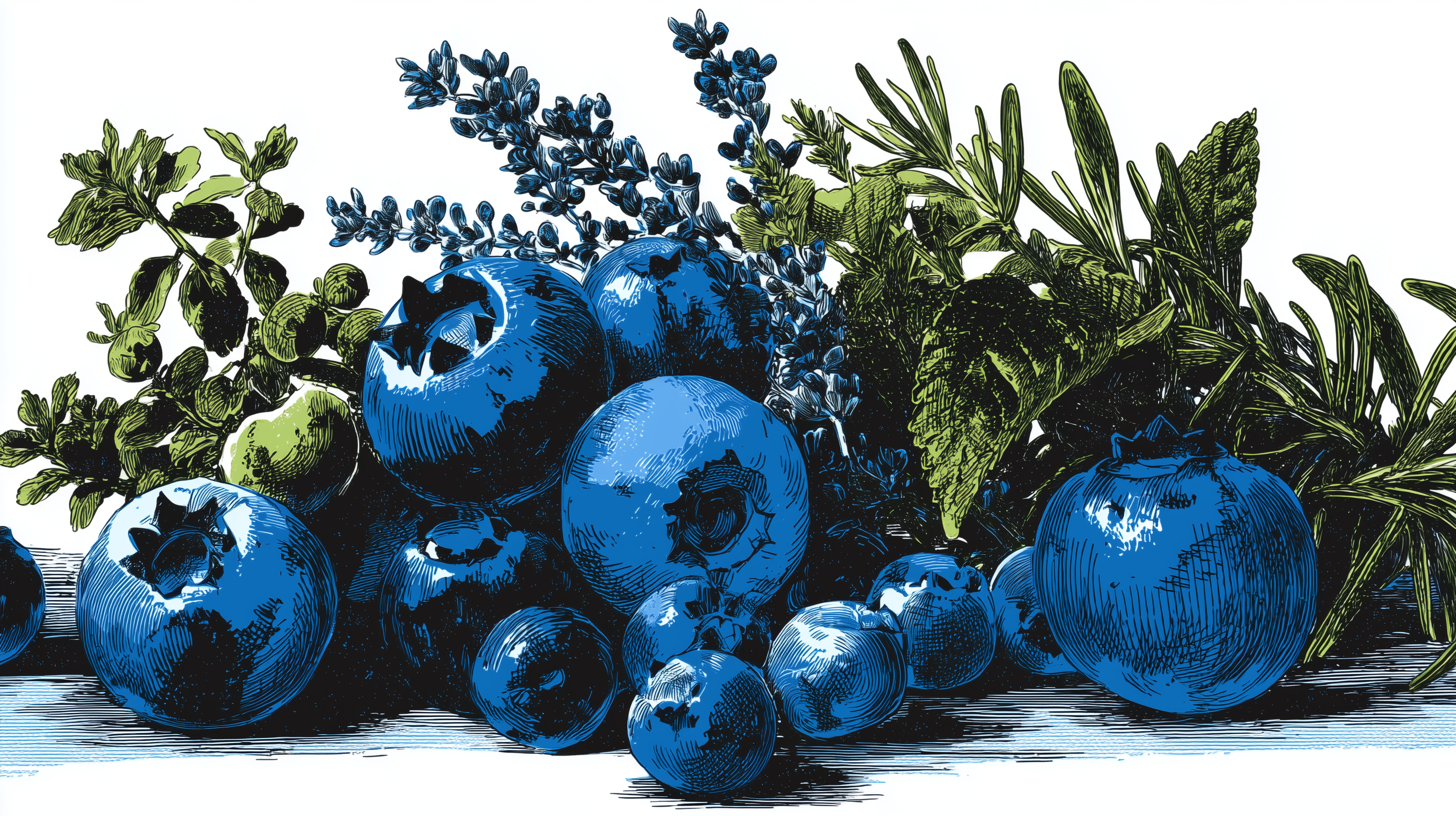 fond d'écran myrtille pc simple téléchargement gratuit