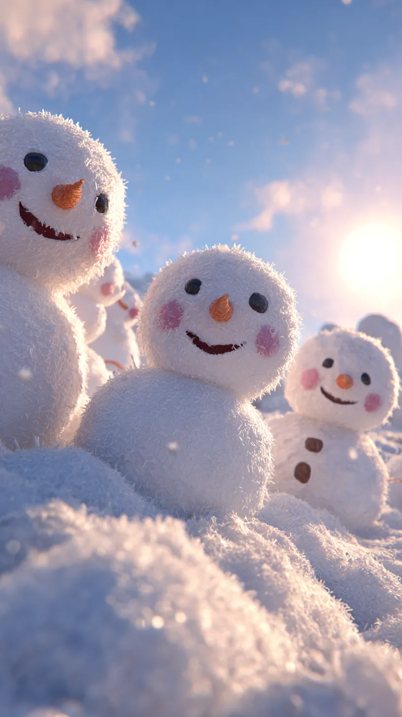 fond d'écran Neige updated téléphone Huawei gratuit