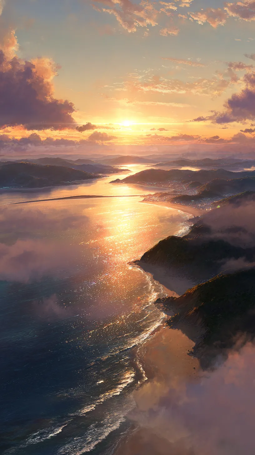 fond d'écran Coucher de Soleil updated iphone gratuit télécharger gratuit