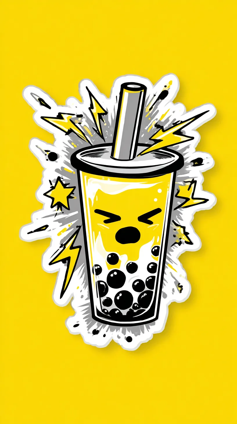 iphone fond d'écran Bubble Tea updated kawaii gratuit