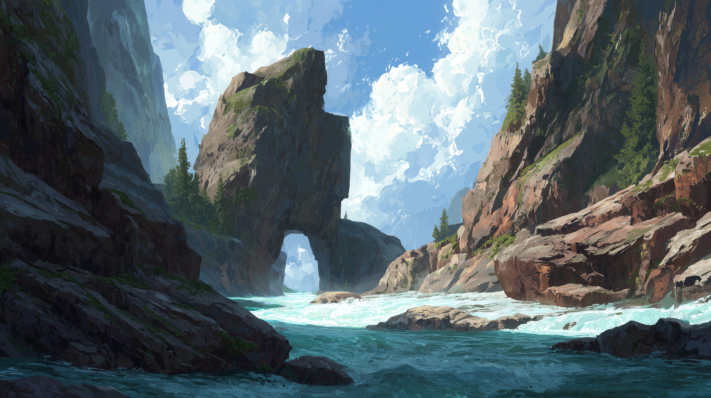 fond d'écran Rempart montagneux hp téléchargement gratuit