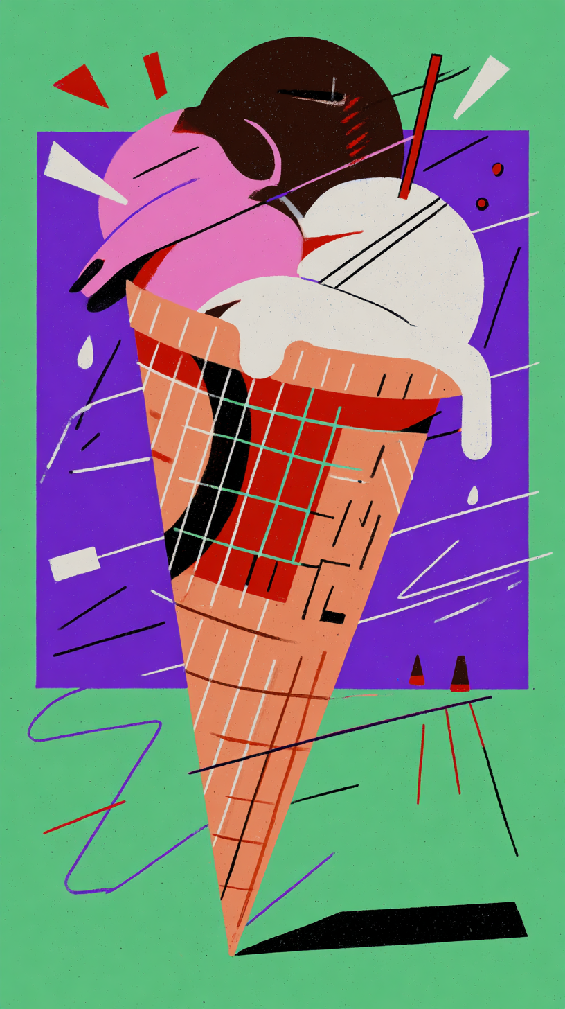 fond d'écran Crème glacée iphone 15 4k télécharger gratuit