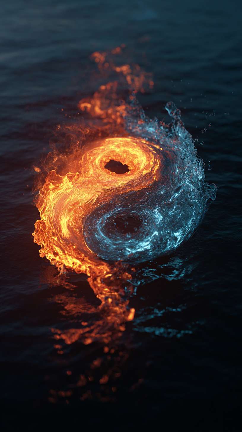 fond d'écran feu et eau iphone 13 gratuit