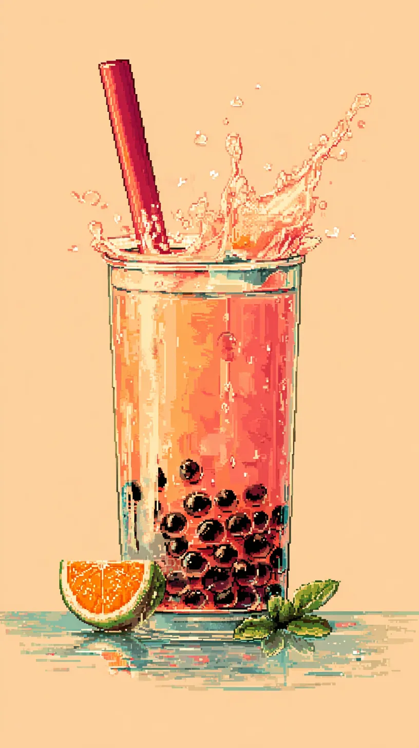 fond d'écran Bubble Tea updated xiaomi gratuit télécharger haute qualité