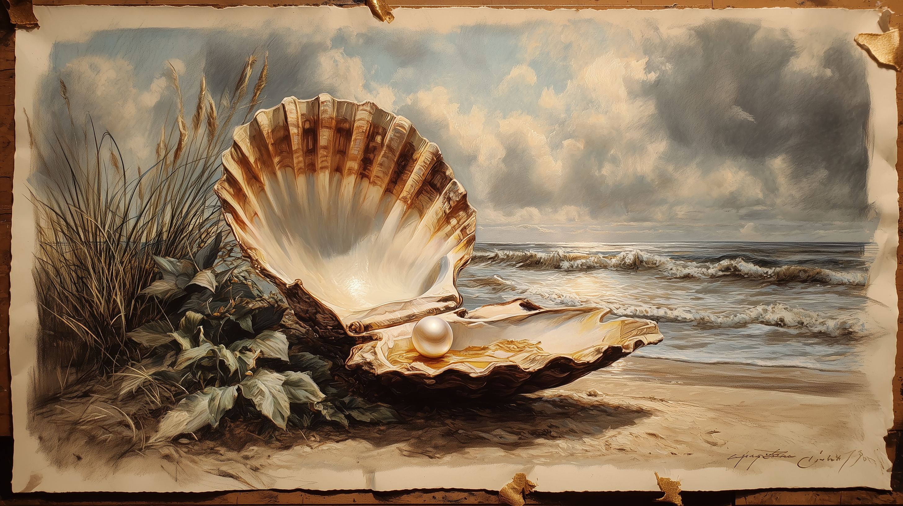 fond d'écran Coquille 4k 3840x2160 téléchargement gratuit