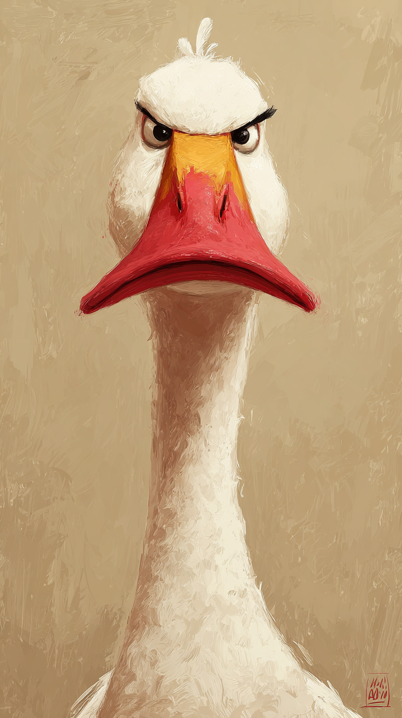 fond d'écran Oie iphone original télécharger gratuit