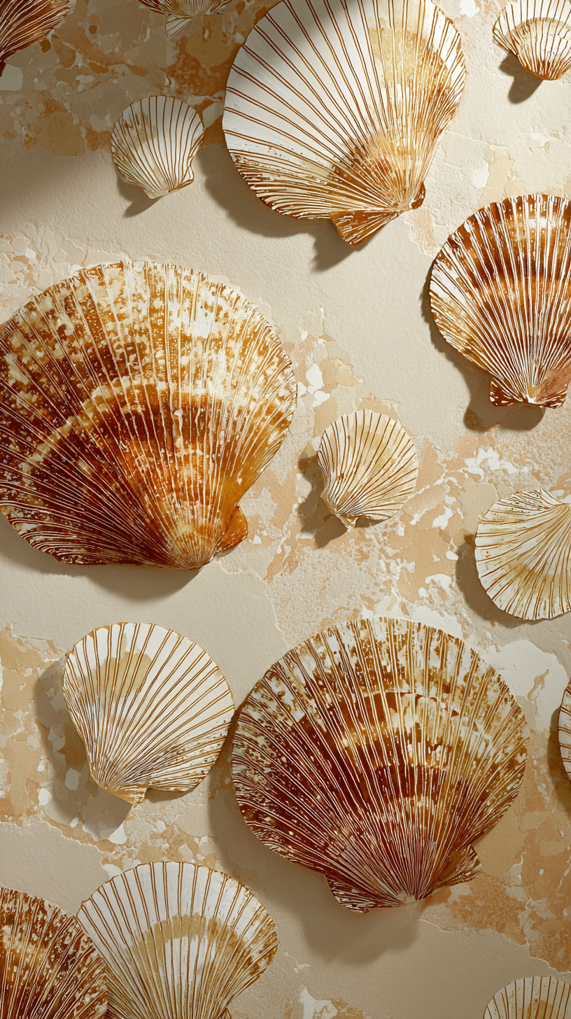 fond d'écran Coquille iphone 16 plus gratuit