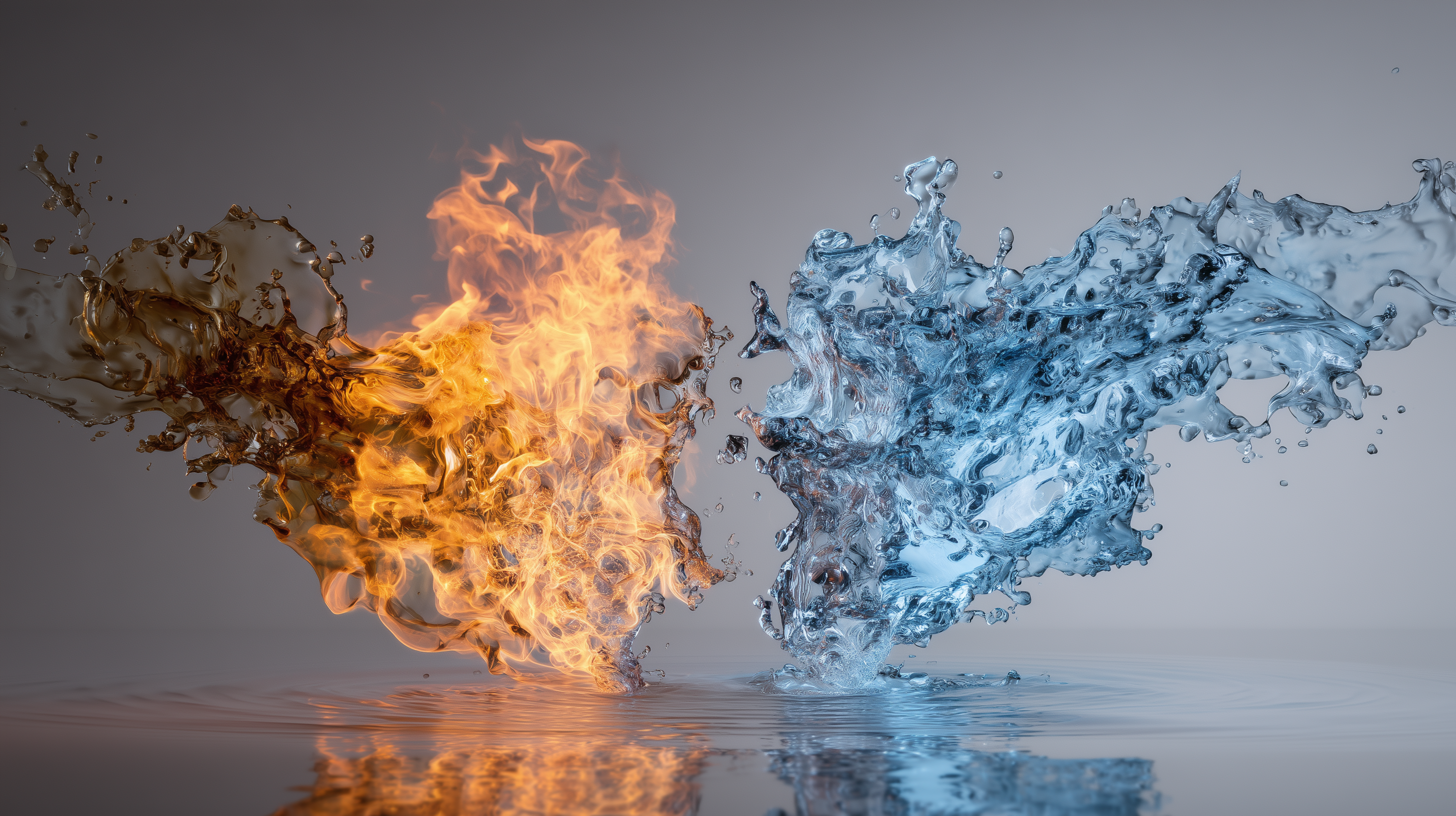 fond d'écran feu et eau Toshiba téléchargement gratuit