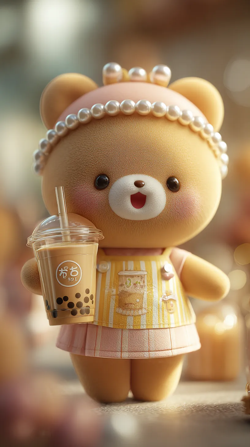 fond d'écran Bubble Tea updated téléphone 4k gratuit