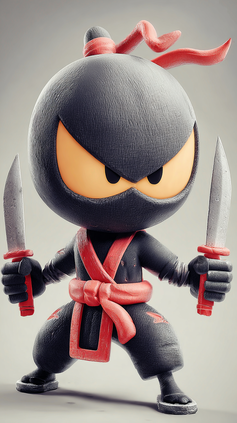 fond d'écran Ninja iphone 15 pro max 4k gratuit