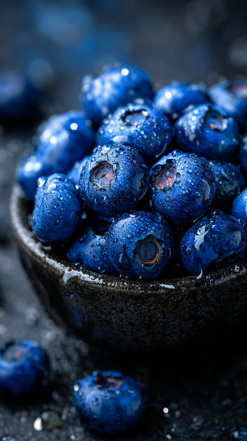 fond d'écran myrtille iphone 15 pro télécharger gratuit