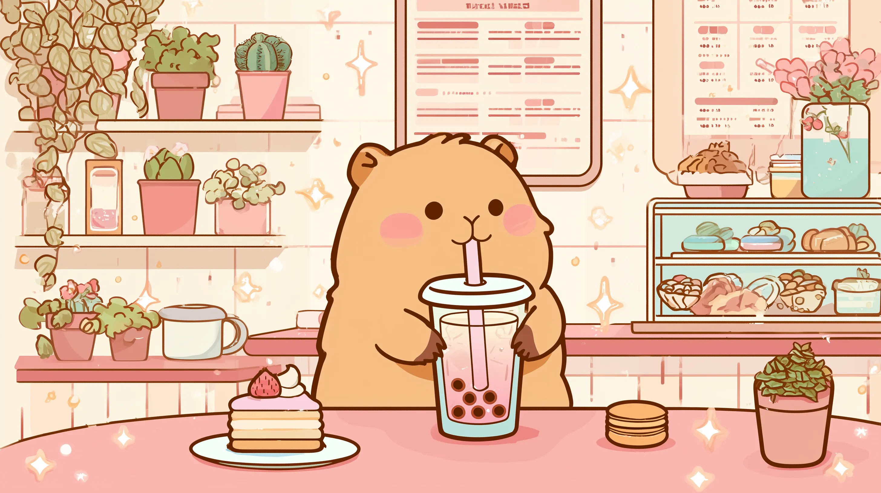 fond d'écran Bubble Tea updated 4k 1920x1080 téléchargement gratuit