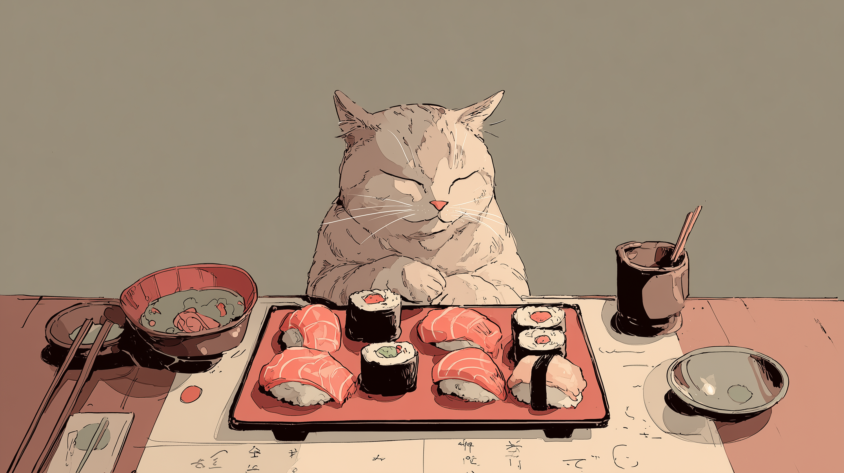 fond d'écran sushi 3840x2160 hd téléchargement gratuit