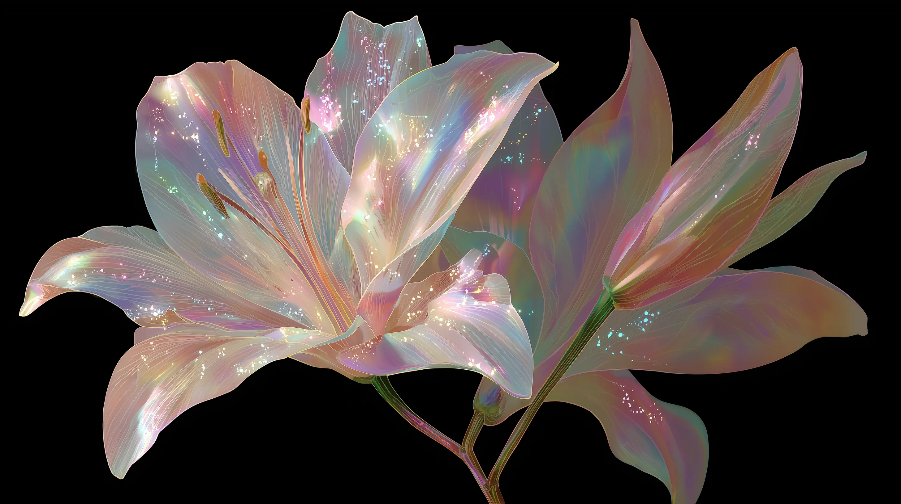 fond d'écran Lys updated 4k windows 11 téléchargement gratuit