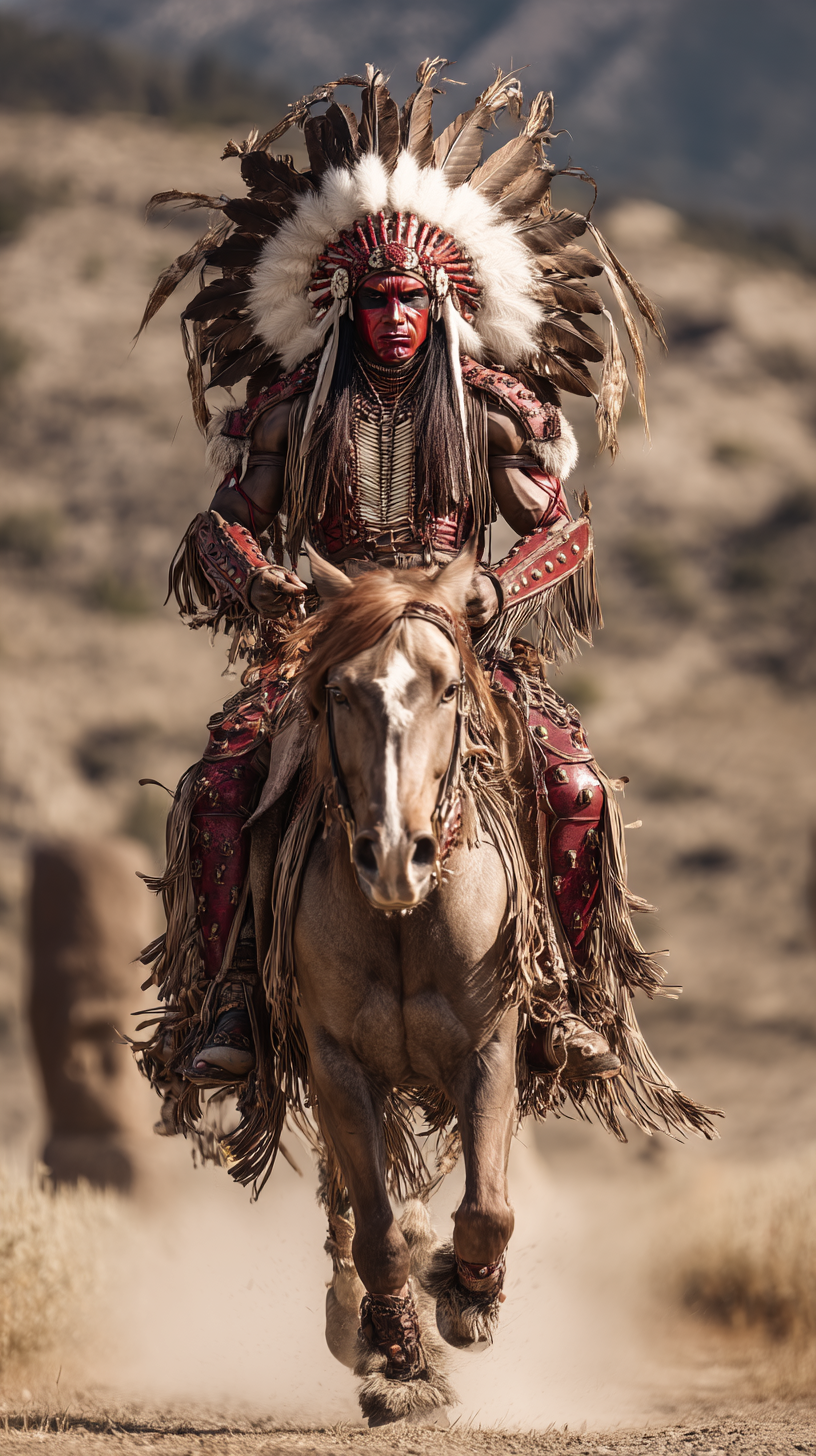 fond d'écran Amérindiens iphone 15 pro gratuit