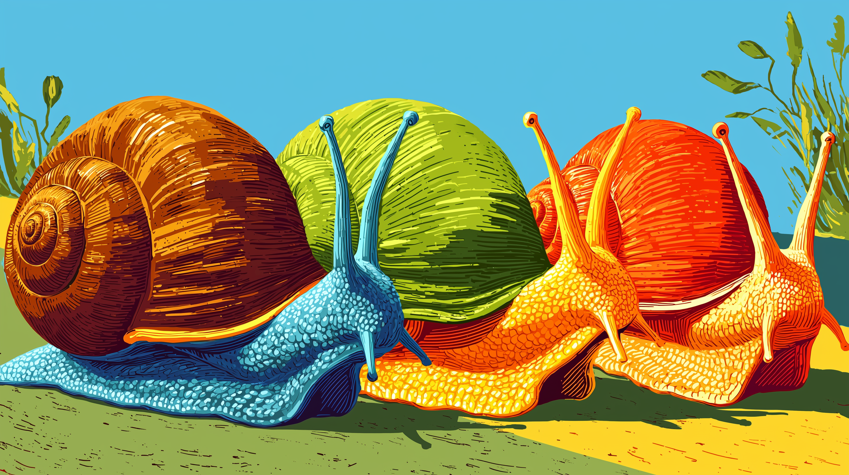 fond d'écran Escargot Acer téléchargement gratuit