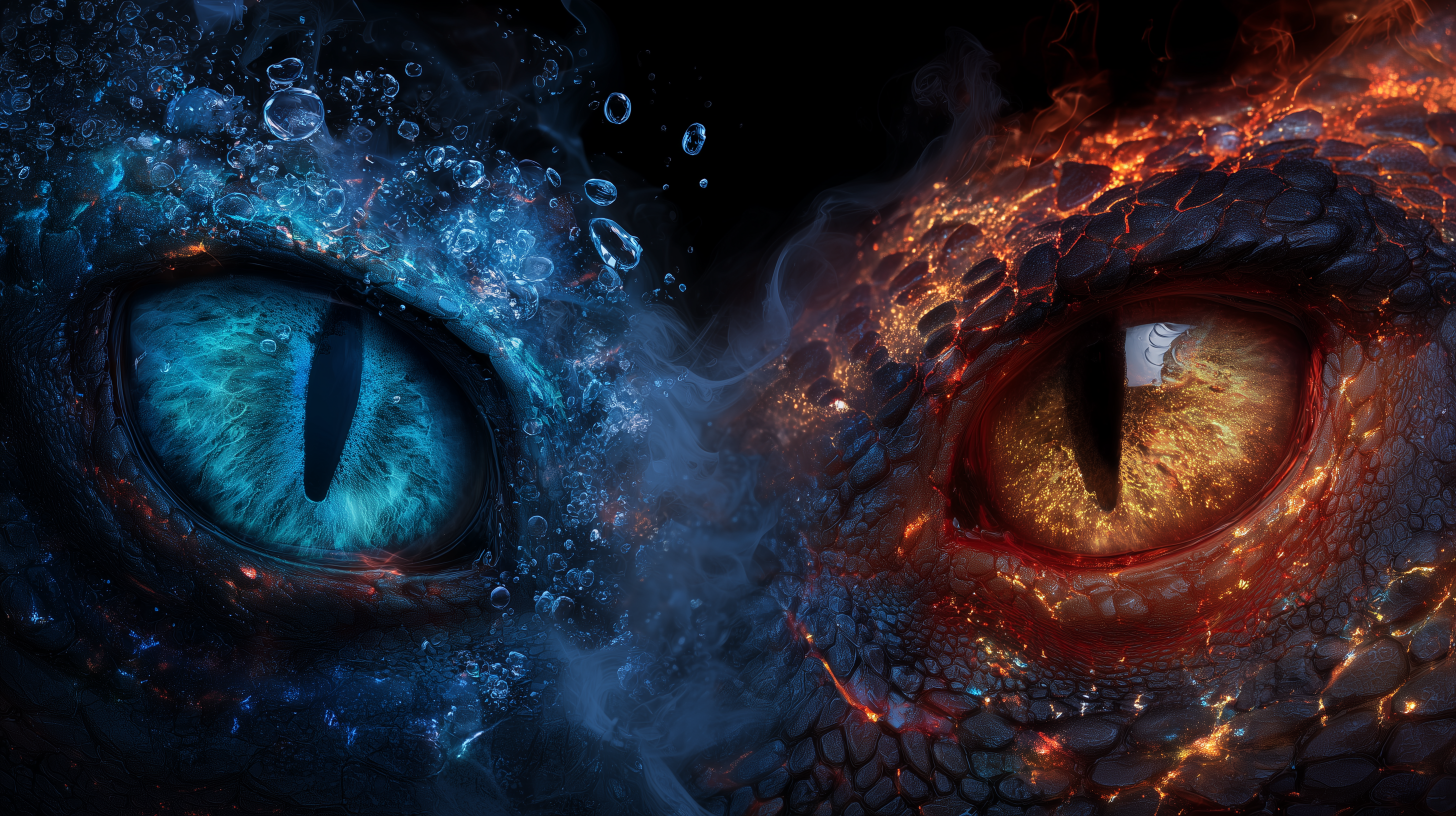 fond d'écran feu et eau Microsoft Surface téléchargement gratuit